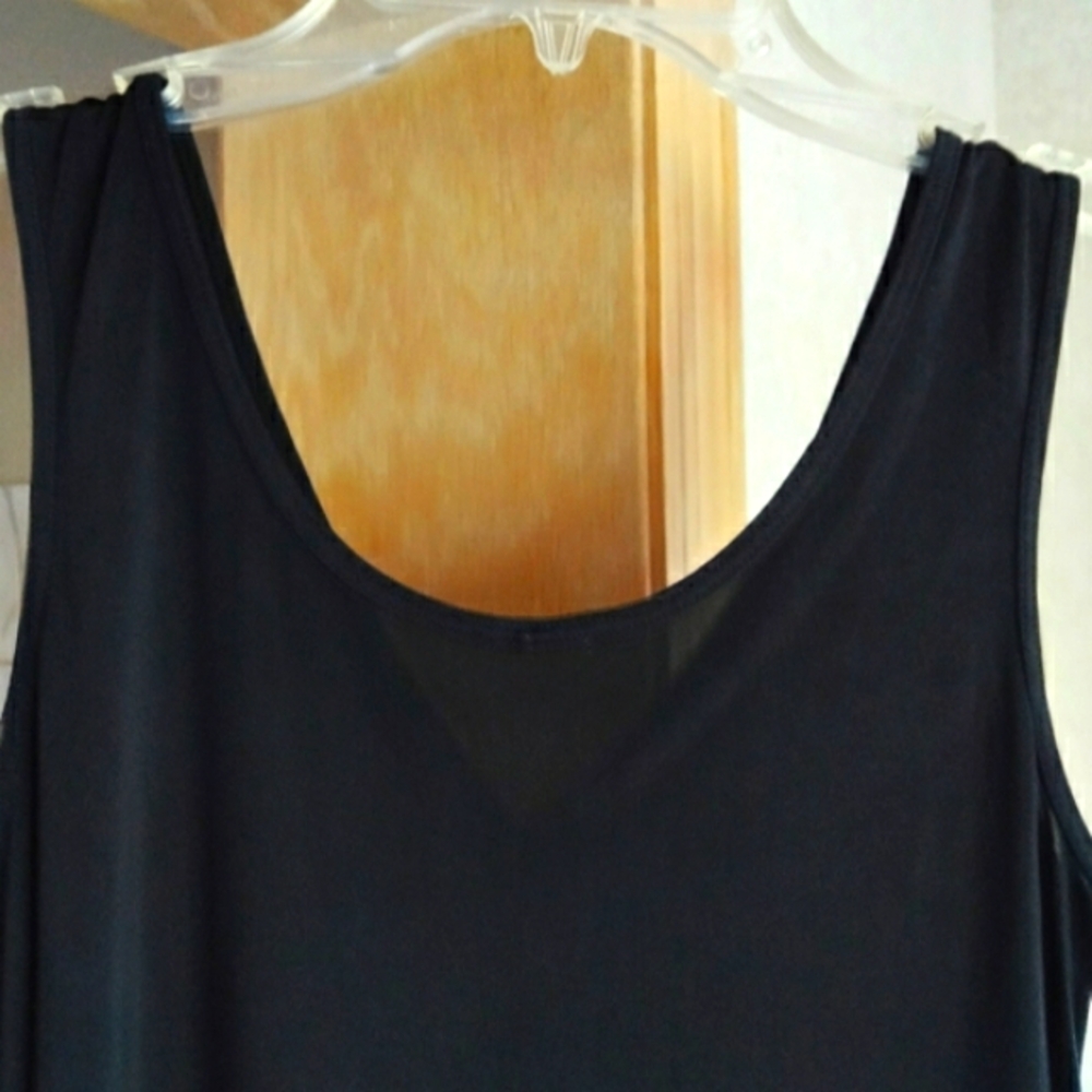 Full Slip Reversible 2-Way Tank Slip Black Sz S Excellent Condition - Picture 4 of 10